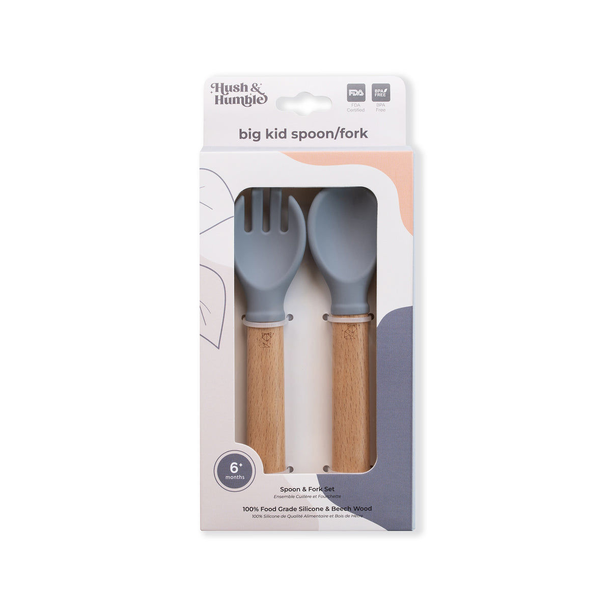 Big Kid Spoon/ Fork Set - Hush & Humble