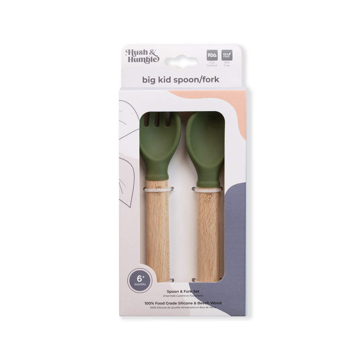 Big Kid Spoon/ Fork Set - Hush & Humble