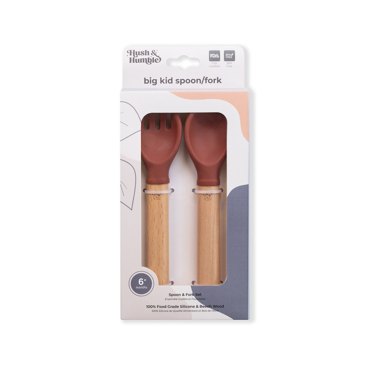 Big Kid Spoon/ Fork Set - Hush & Humble