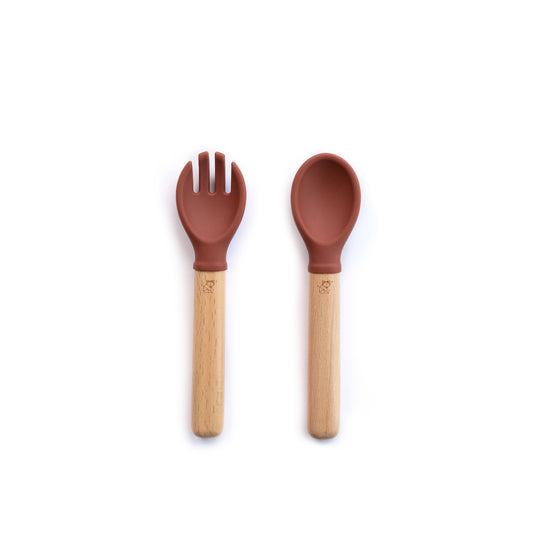 Big Kid Spoon/ Fork Set - Hush & Humble
